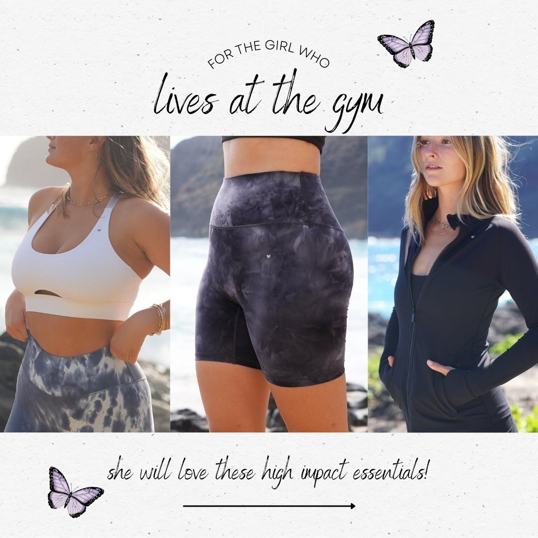 For the girl who lives at the gym. She will love these high impact essentials!